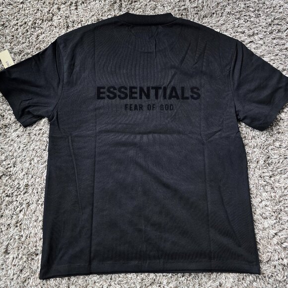 Essentials Fear of God Tee  - Black Shirts - Picture 3 of 8